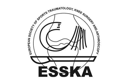 ESSKA. European society of sports traumatology. knee surgery and arthroscopy traumatólogo Perfil DR CELI logo ESSKA 2x